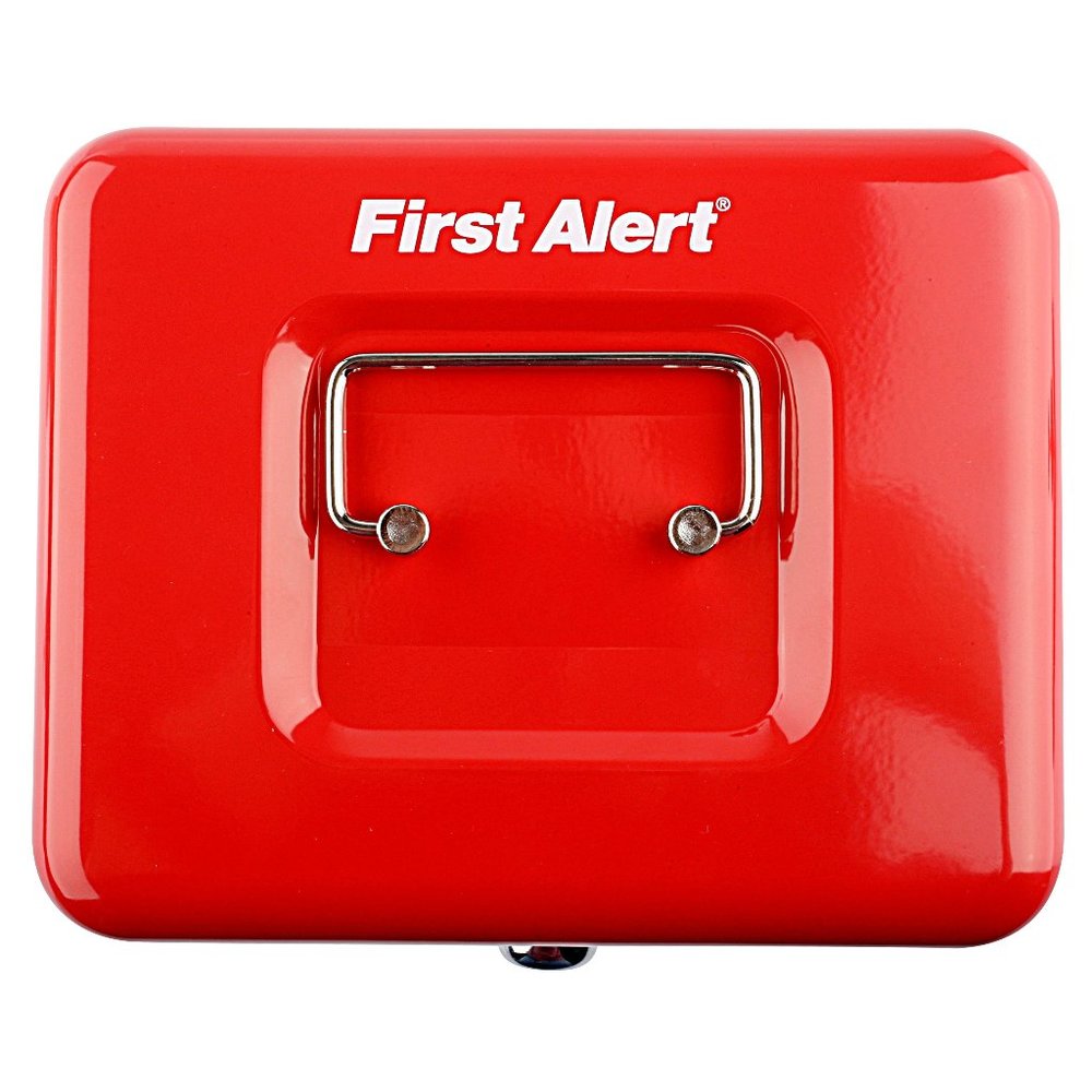 First Alert Cash Box Limited Edition Red Color - Picture 3 of 9